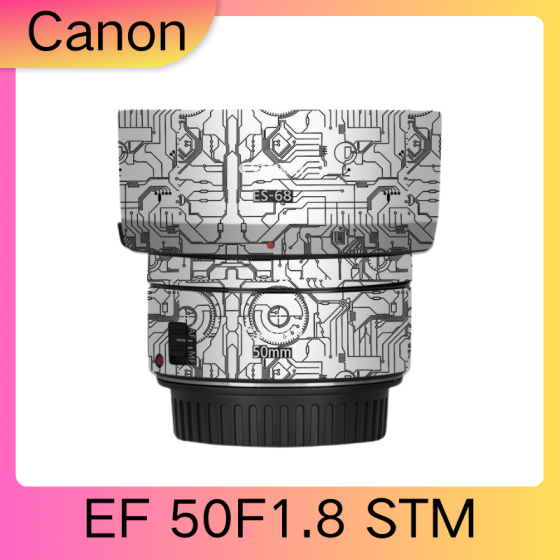 Lentes Canon EF50F1.8 STM  - Pele câmera, adesivo câmera - com alta resistência a arranhões, à prova d'água e com design elegante.